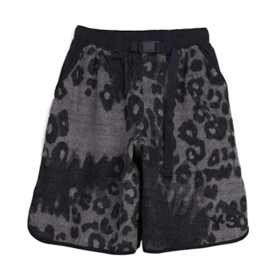 Y-3 FW22 Animal Print Loose Fit Shorts Men Multicolor HS9929