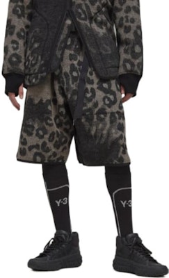 Y-3 2022秋冬系列动物纹宽松短裤 男款 多色 HS9929 Lookbook Y-3 2022秋冬系列动物纹宽松短裤 男款 多色 HS9929