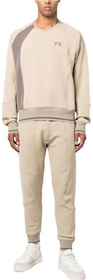 Y-3 FW22 男士米色锥形运动裤配实心标志印花 HT2350 Order Y-3 FW22 男士米色锥形运动裤配实心标志印花 HT2350