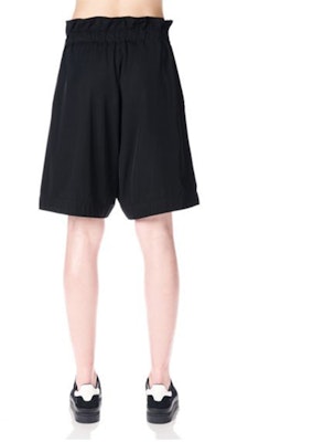 Y-3 FW22 Black Asymmetrical Drawstring Casual Shorts H63040 Purchase Y-3 FW22 Black Asymmetrical Drawstring Casual Shorts H63040