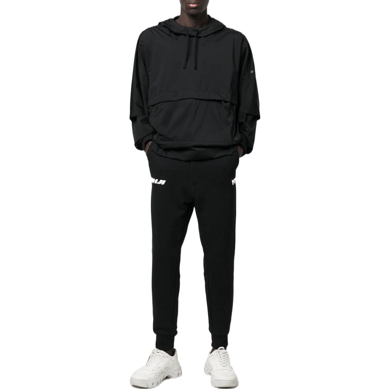 Lookbook Y-3 FW22 黑色Logo印花運動長褲 - 秋季系列 IB8611