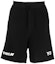 Order Y-3 FW22 Black Straight-Leg Shorts with Logo Print IB8612