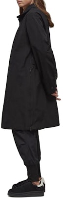 Y-3 FW22 블랙 지퍼 업 긴팔 코트 미니멀 로고 HN4328 Shop Y-3 FW22 블랙 지퍼 업 긴팔 코트 미니멀 로고 HN4328