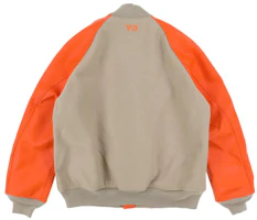 Lookbook Y-3 FW22 拼色棒球領拉鍊長袖外套 男士拼色外套 HT4483