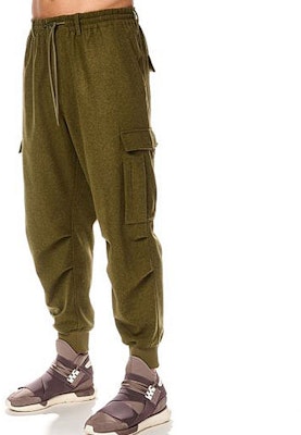 Y-3 FW22 綠色純色工裝運動長褲 HT4476 Details for Y-3 FW22 綠色純色工裝運動長褲 HT4476