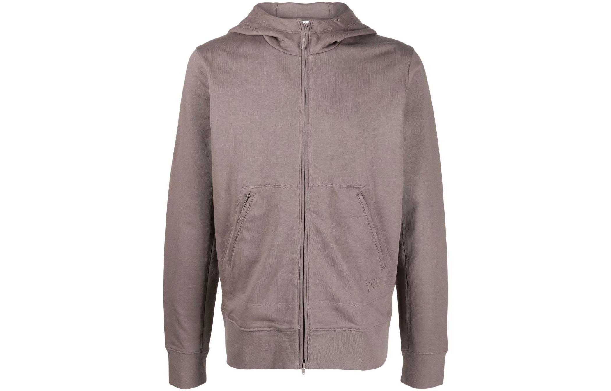 Order Y-3 FW22 그레이 풀집 후디 자켓 HT4470