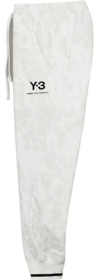 Y-3 FW22 Leopard Side Logo Soccer Pants Unisex White HS9928 Order Y-3 FW22 Leopard Side Logo Soccer Pants Unisex White HS9928