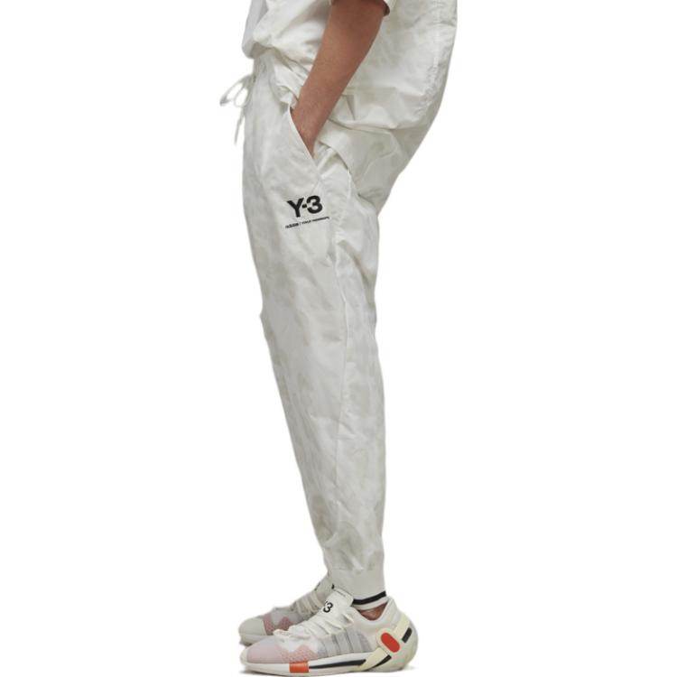 Purchase Y-3 FW22 Leopard Side Logo Soccer Pants Unisex White HS9928