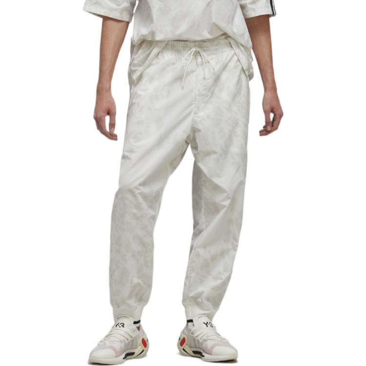 Details for Y-3 FW22 Leopard Side Logo Soccer Pants Unisex White HS9928