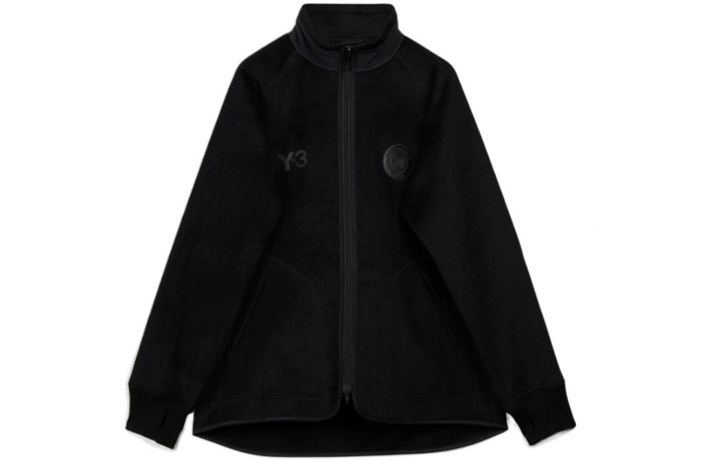 Y-3 FW22 Logo Appliqué Fleece Jacket Unisex. HN1969