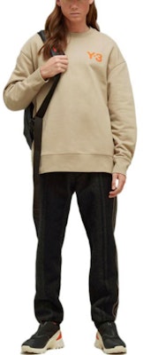 Y-3 2022秋冬款徽标印花卡其色圆领卫衣。 HT4496 Shop Y-3 2022秋冬款徽标印花卡其色圆领卫衣。 HT4496