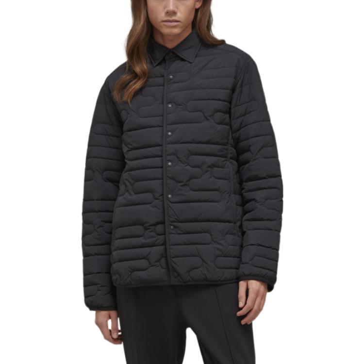 Y-3 FW22 Men’s Black Solid Single-Breasted Collar Jacket HM9341 圖 4