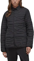 Shop Y-3 FW22 Men’s Black Solid Single-Breasted Collar Jacket HM9341