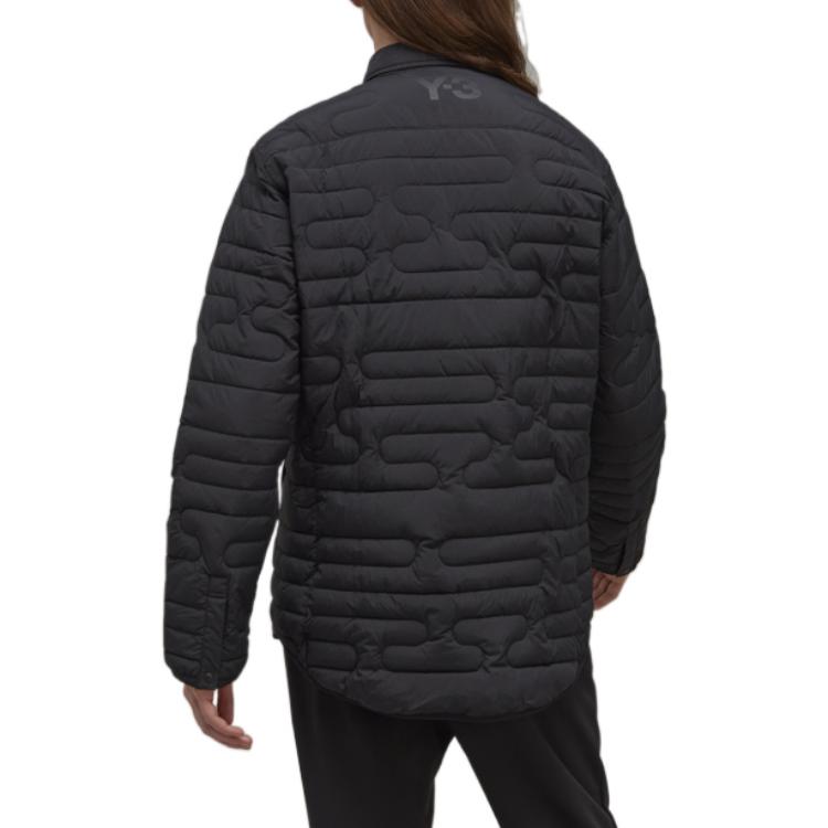 Y-3 FW22 Men’s Black Solid Single-Breasted Collar Jacket HM9341 圖 5