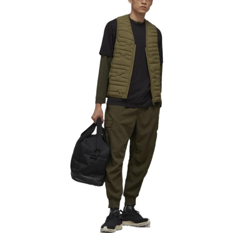 Lookbook Y-3 FW22 橄欖綠多口袋工裝運動長褲 HT4471