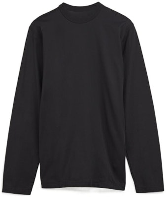 Y-3 FW22 Oversized Black Crewneck Long Sleeve Unisex T-Shirt H44794 Order Y-3 FW22 Oversized Black Crewneck Long Sleeve Unisex T-Shirt H44794