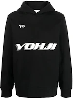Y-3 FW22 Pullover Sweatshirt with Logo Print in Black HT4732 Y-3 FW22 Pullover Sweatshirt with Logo Print in Black HT4732