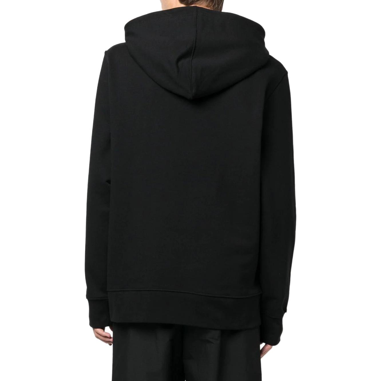 Shop Y-3 FW22 Pullover Sweatshirt with Logo Print in Black HT4732