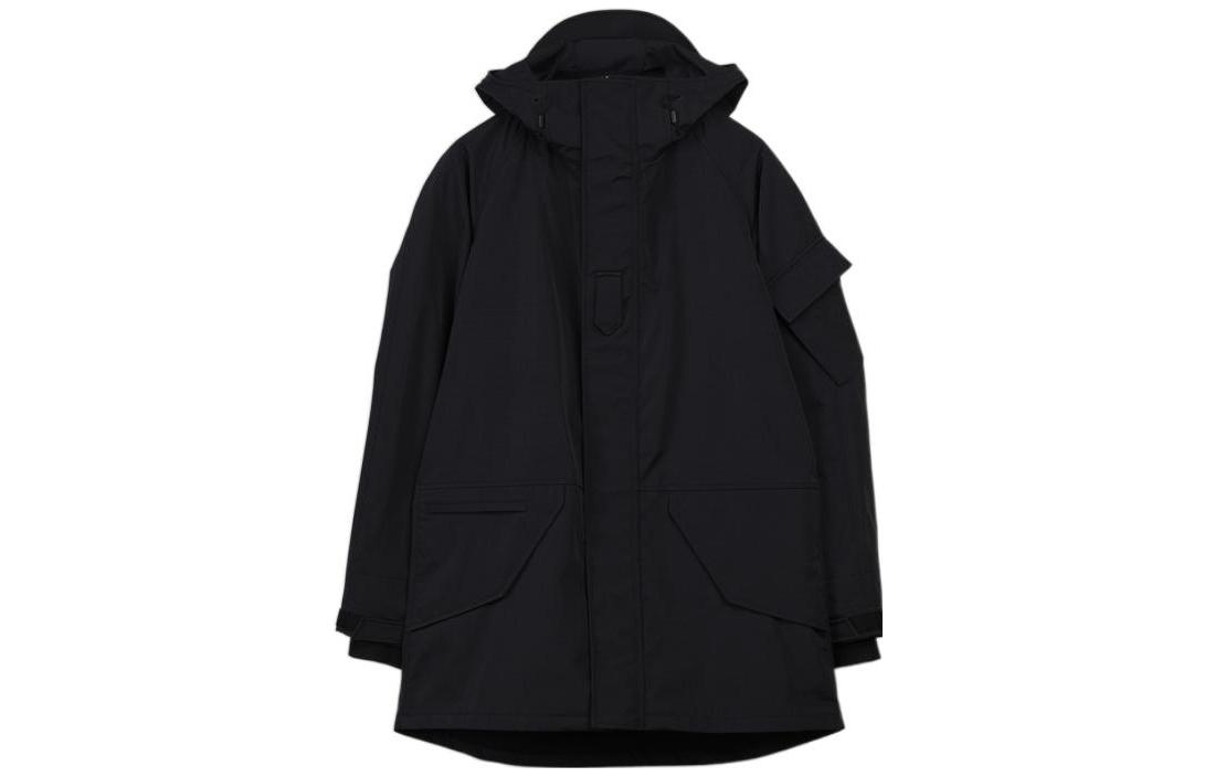 Order Y-3 2022秋冬纯色黑色连帽外套 HN4324