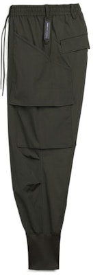 Y-3 FW22 Celana Jogger Hijau dengan Drawstring Solid Color HT4485 Order Y-3 FW22 Celana Jogger Hijau dengan Drawstring Solid Color HT4485