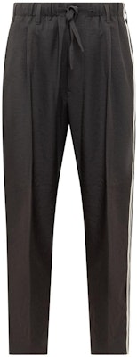 Y-3 FW22 스트라이프 와이드 레그 캐주얼 팬츠 유니섹스 블랙 IA1657 Buy Y-3 FW22 스트라이프 와이드 레그 캐주얼 팬츠 유니섹스 블랙 IA1657