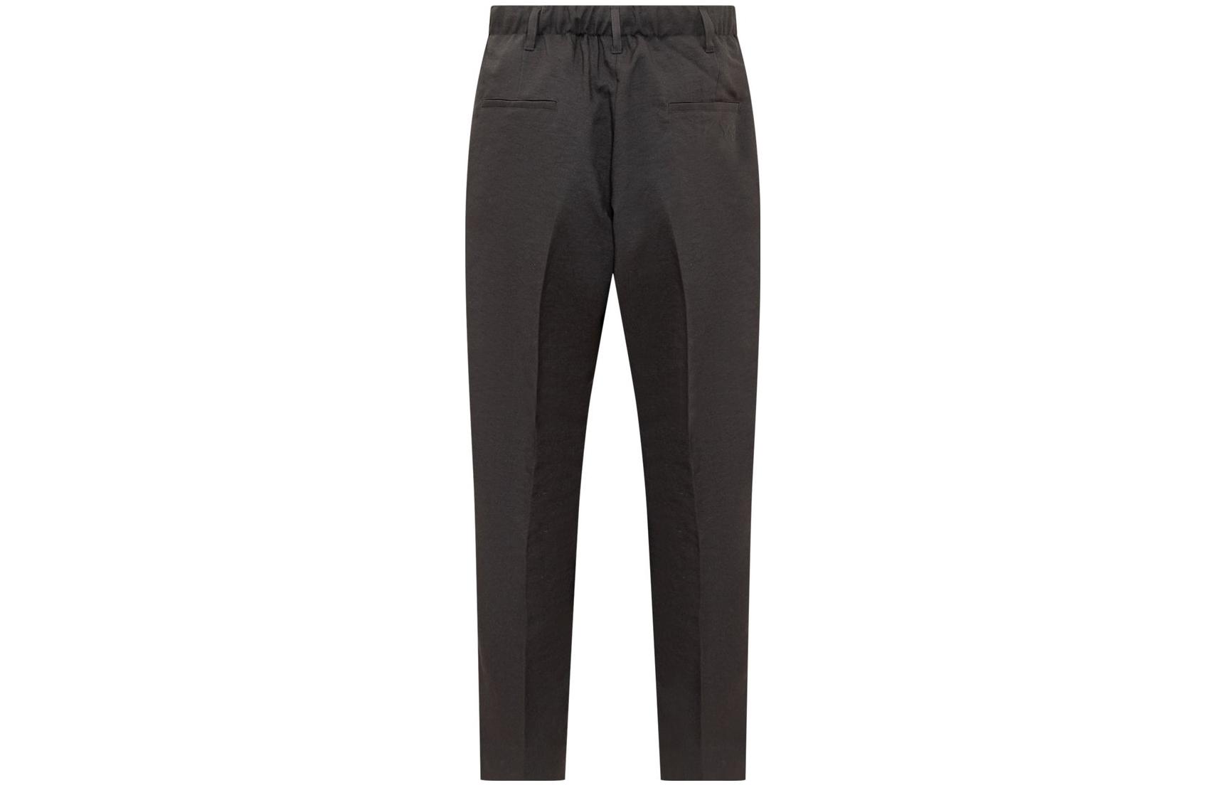 Lookbook Y-3 FW22 스트라이프 와이드 레그 캐주얼 팬츠 유니섹스 블랙 IA1657