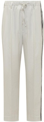 Y-3 FW22 Striped Wide-Leg Casual Pants Unisex Grey White IA1656 Buy Y-3 FW22 Striped Wide-Leg Casual Pants Unisex Grey White IA1656