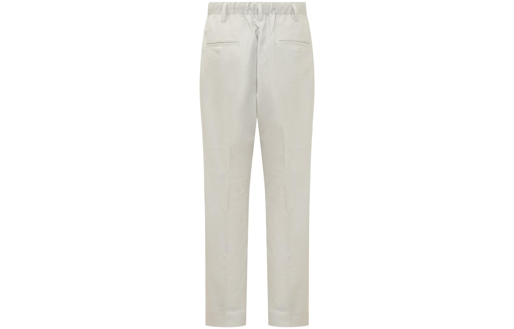 Lookbook Y-3 FW22 Striped Wide-Leg Casual Pants Unisex Grey White IA1656