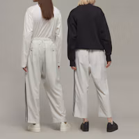 Purchase Y-3 FW22 條紋寬鬆休閒長褲 中性 灰白色 IA1656