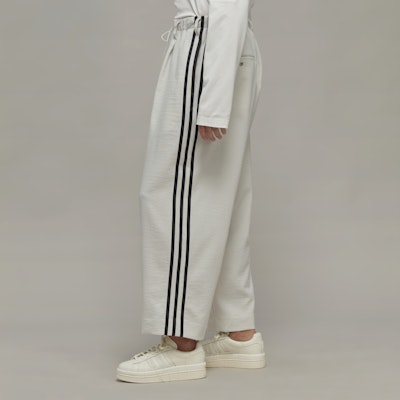 Y-3 FW22 Striped Wide-Leg Casual Pants Unisex Grey White IA1656 Sizing Y-3 FW22 Striped Wide-Leg Casual Pants Unisex Grey White IA1656