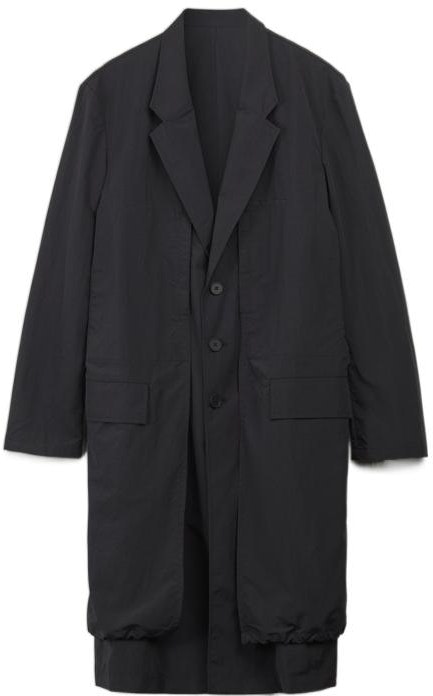 y-3-fw-22-unisex-solid-color-single-breasted-coat-black-h63051