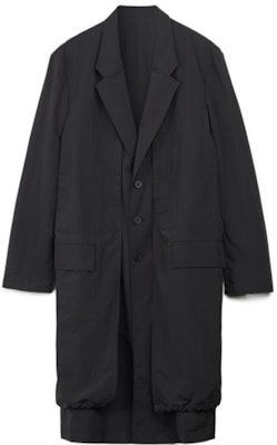 Y-3 FW22 男女同款纯色单排扣大衣 黑色 H63051 Order Y-3 FW22 男女同款纯色单排扣大衣 黑色 H63051