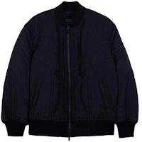 Y-3 FW23 Black Zip-Up Loose-Fit Bomber Jacket Unisex. IL2059 Y-3 FW23 Black Zip-Up Loose-Fit Bomber Jacket Unisex. IL2059