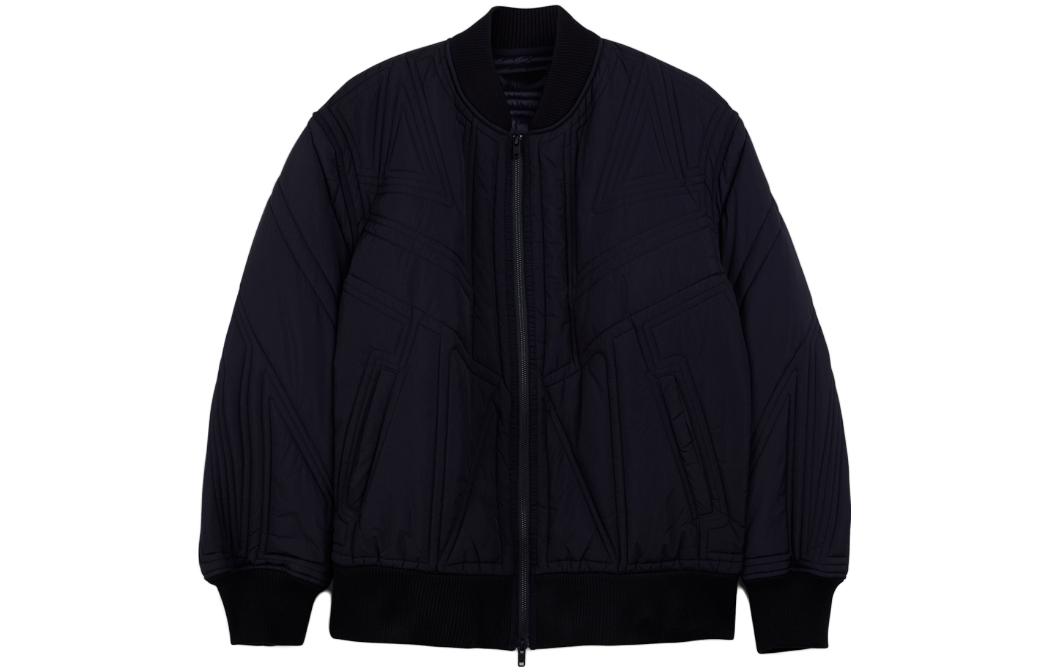 Y-3 FW23 Black Zip-Up Loose-Fit Bomber Jacket Unisex. IL2059 圖 2