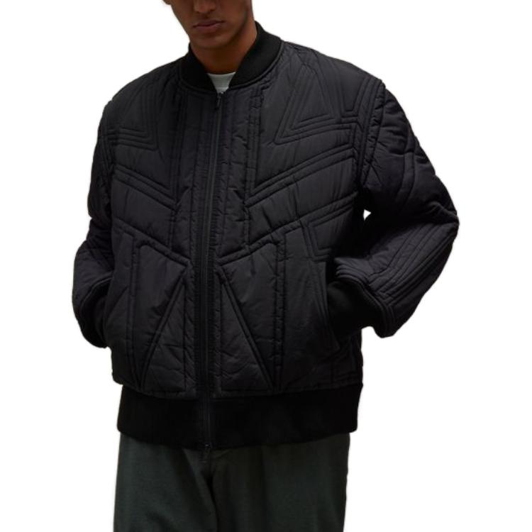 Y-3 FW23 Black Zip-Up Loose-Fit Bomber Jacket Unisex. IL2059 圖 3