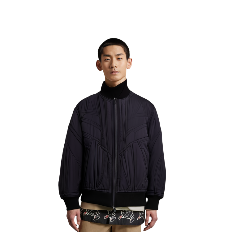 Y-3 FW23 Black Zip-Up Loose-Fit Bomber Jacket Unisex. IL2059 圖 7