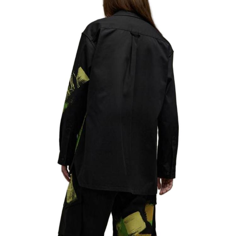 Purchase Y-3 FW23 Oversized Single-Breasted Long-Sleeve Shirt Unisex Black IP7948