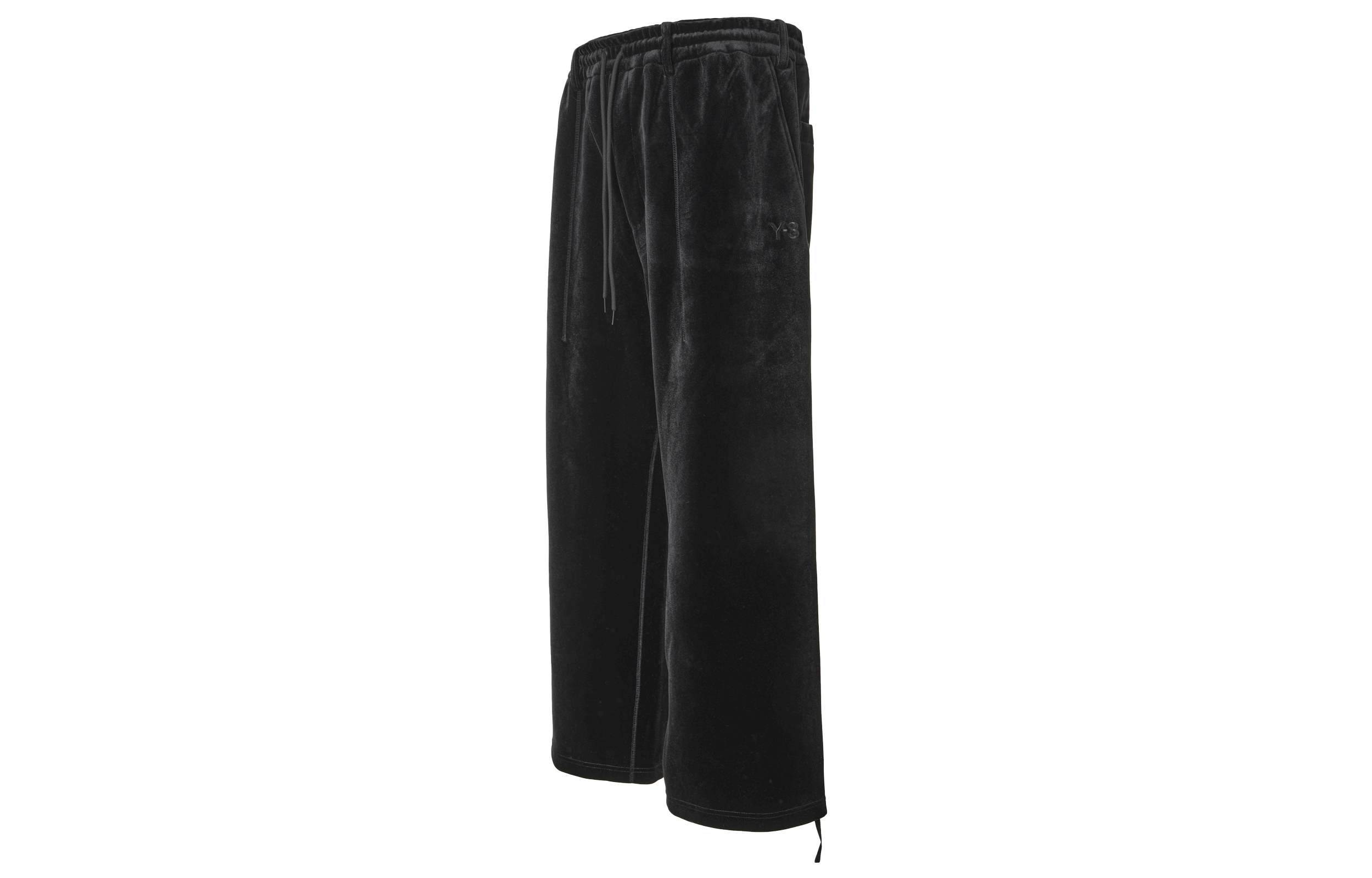 Y-3 FW23 Oversized Wide-Leg Drawstring Pants Unisex Black. IL2147