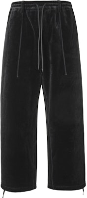 Y-3 FW23 오버사이즈 와이드 레그 드로스트링 팬츠 유니섹스 블랙. IL2147 Lookbook Y-3 FW23 오버사이즈 와이드 레그 드로스트링 팬츠 유니섹스 블랙. IL2147