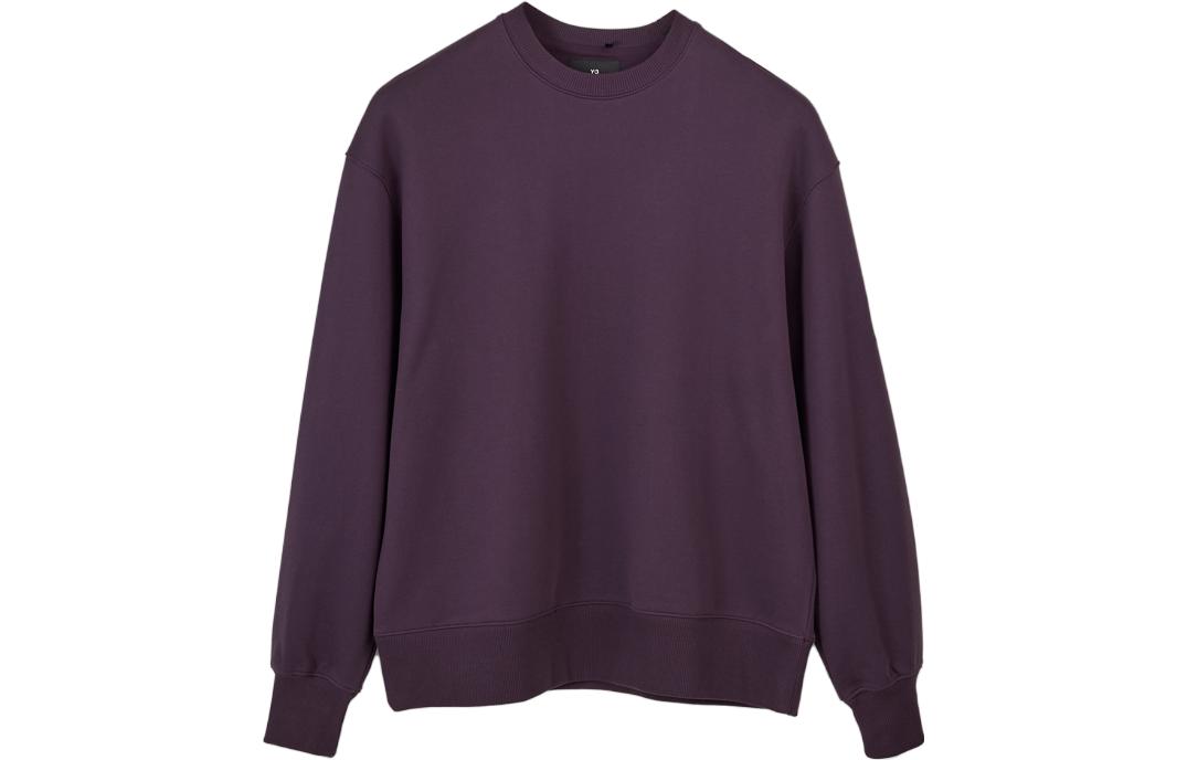 Y-3 FW23 Purple Oversized Crewneck Sweatshirt Unisex IP7693