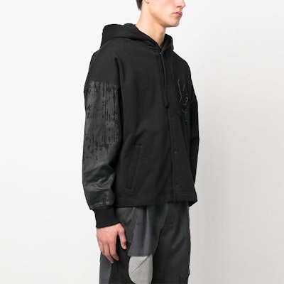 Y-3 GFX Logo Snap Button Hoodie Men’s Black IA3102 Shop Y-3 GFX Logo Snap Button Hoodie Men’s Black IA3102