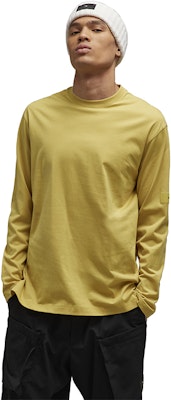 Y-3 GFX ロングスリーブTシャツ イエロー カジュアル ゆったりフィット 綿シャツ IP7709 Shop Y-3 GFX ロングスリーブTシャツ イエロー カジュアル ゆったりフィット 綿シャツ IP7709