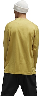 Y-3 GFX ロングスリーブTシャツ イエロー カジュアル ゆったりフィット 綿シャツ IP7709 Purchase Y-3 GFX ロングスリーブTシャツ イエロー カジュアル ゆったりフィット 綿シャツ IP7709
