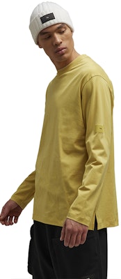 Y-3 GFX ロングスリーブTシャツ イエロー カジュアル ゆったりフィット 綿シャツ IP7709 Details for Y-3 GFX ロングスリーブTシャツ イエロー カジュアル ゆったりフィット 綿シャツ IP7709