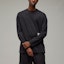 Lookbook Y-3 GFX LS Tee Logo Print Unisex Long Sleeve T-Shirt Black. IZ3122