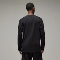 Shop Y-3 GFX LS 圖案印花黑色男女長袖T恤。 IZ3122