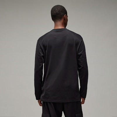 Y-3 GFX LS Tee Logo Print Unisex Long Sleeve T-Shirt Black. IZ3122 Shop Y-3 GFX LS Tee Logo Print Unisex Long Sleeve T-Shirt Black. IZ3122