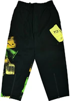 Order Y-3 GFX WRKWR Black Graffiti Colorblock Streetwear Cargo Pants Unisex IP7950