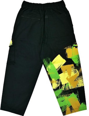 Y-3 GFX WRKWR 黑色塗鴉拼接潮流工裝長褲 男女款 IP7950 Lookbook Y-3 GFX WRKWR 黑色塗鴉拼接潮流工裝長褲 男女款 IP7950