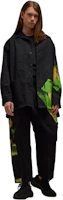 Shop Y-3 GFX WRKWR Black Graffiti Colorblock Streetwear Cargo Pants Unisex IP7950